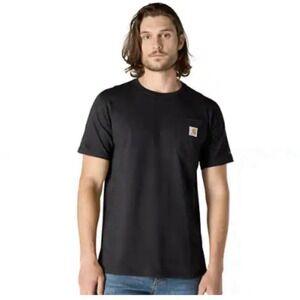 Carhartt Force Relaxed Fit Mens Short Sleeve Tshirt Black Size M